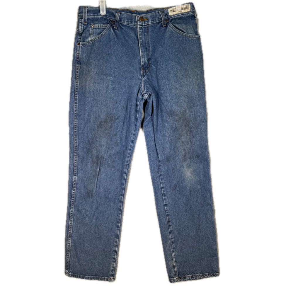 Dickies Carpenter Jeans Men's 34x34 (32x32) Blue Denim Regular Fit Workwear